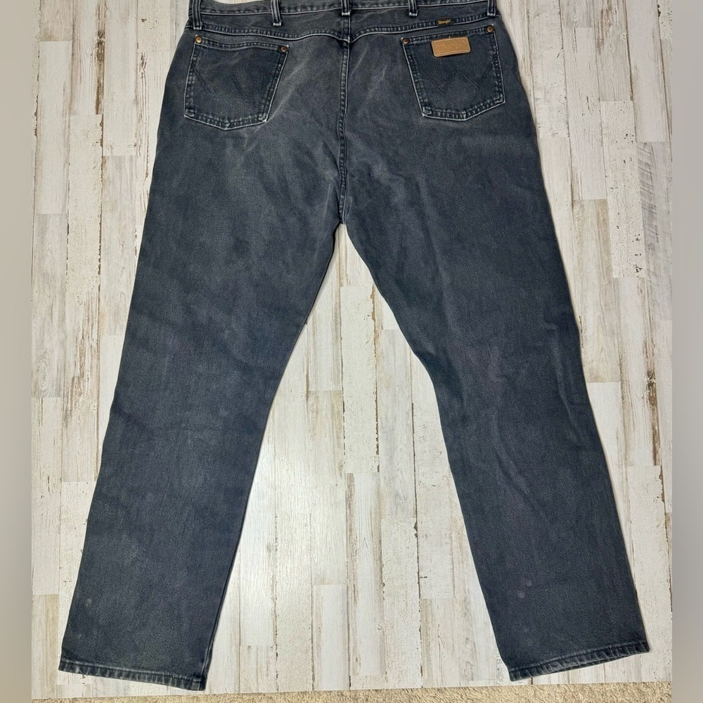 WRANGLER Jeans Men's 42x34 Black Cowboy Western Outdoors 13MW2WK - Picture 10 of 10